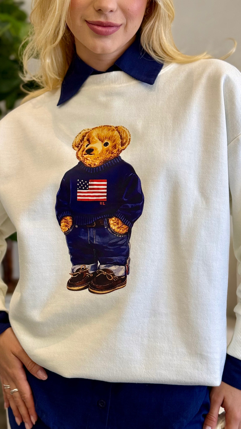 Conjunto Blusa E Calça Moletom Urso