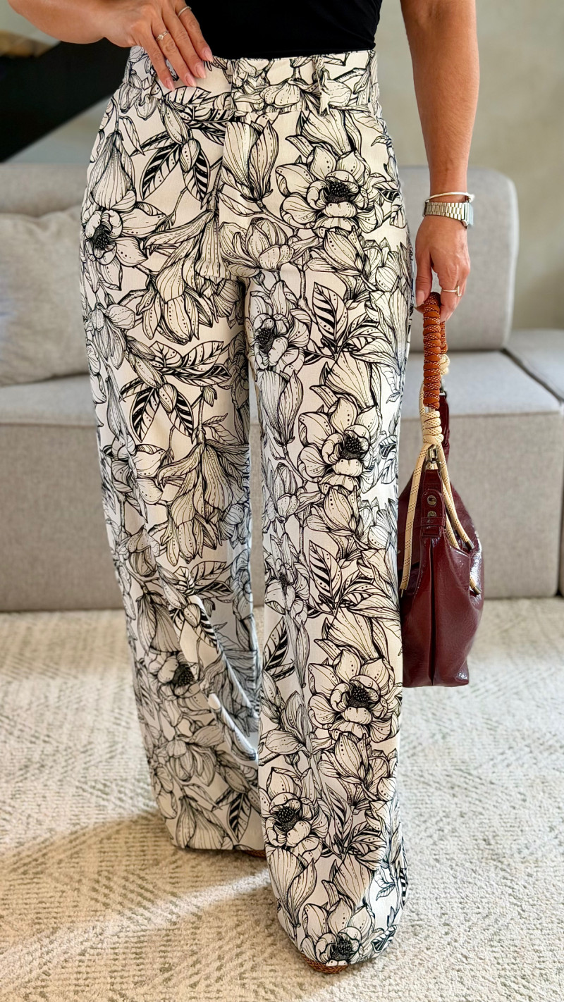 Calça Pantalona Linho Josi