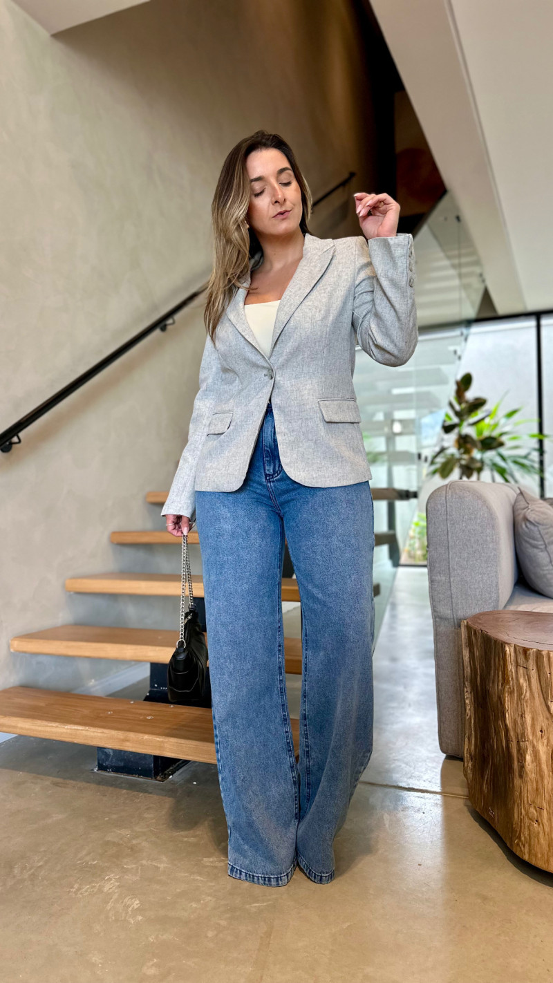 Blazer Alfaiataria Com Ombreira Mara