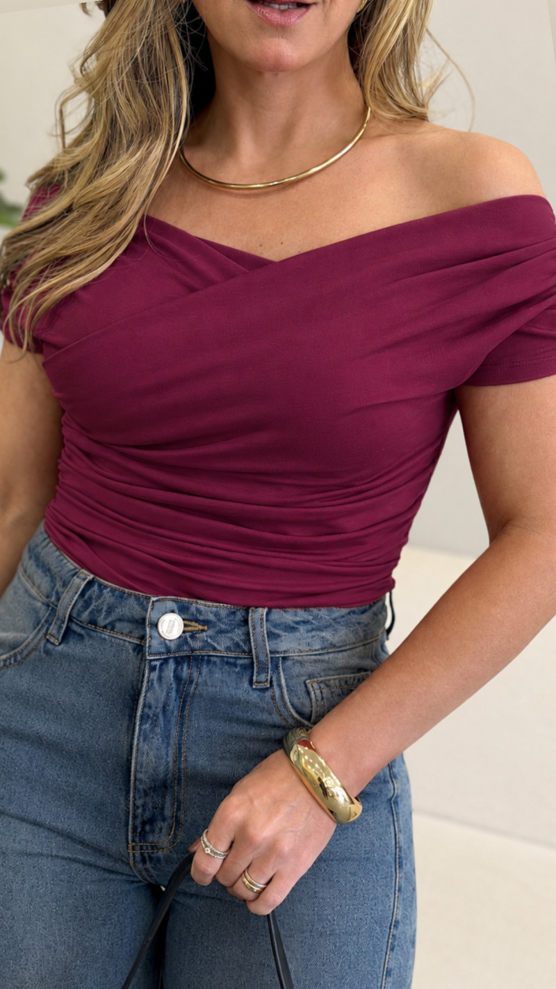 Blusa Ombro A Ombro Melina 