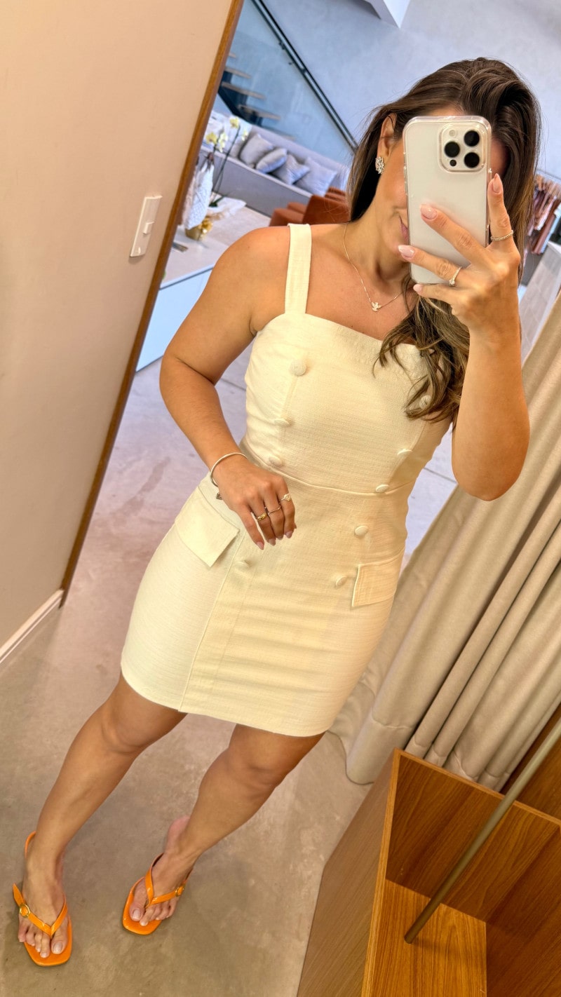 Vestido Linho Rústic Bruna