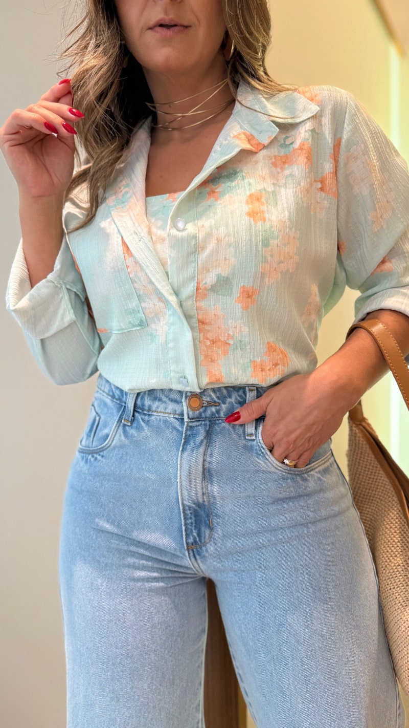 Conjunto Cropped E Camisa July