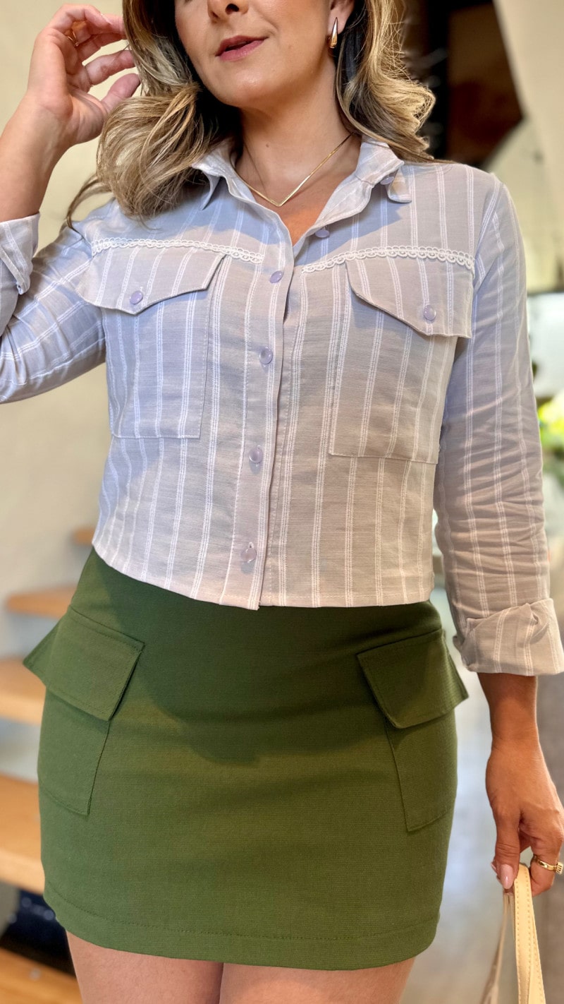 Camisa Cropped Melissa