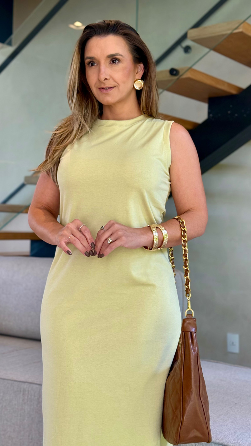 Vestido Longo Malha Menegotti Renata