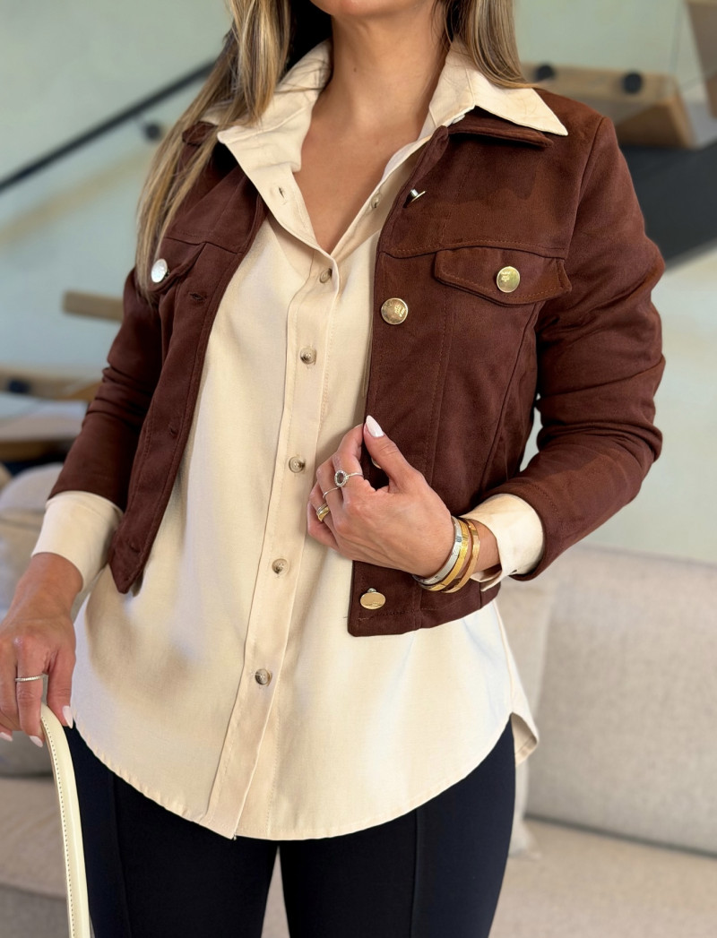 Jaqueta Suede Fer