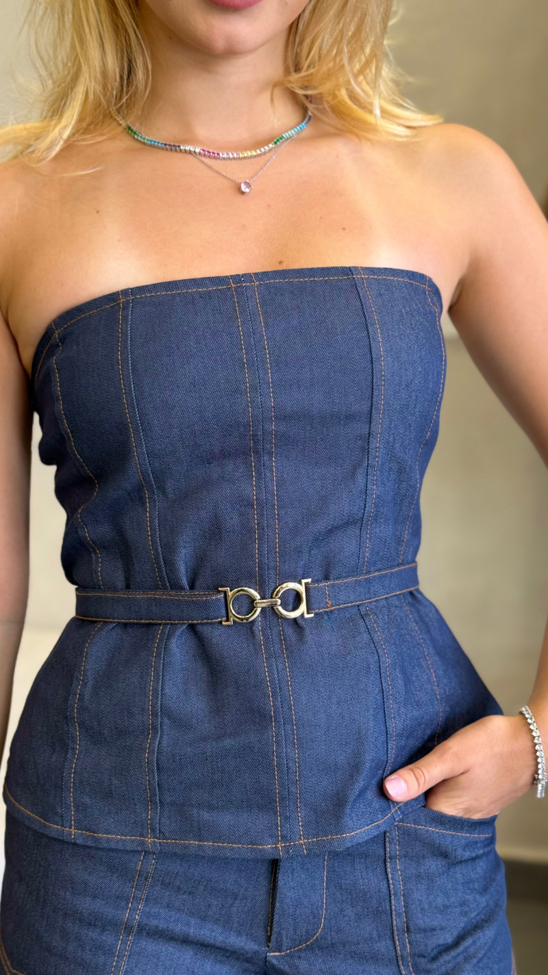 Conjunto Blusa Tomara Que Caia E Short Camila