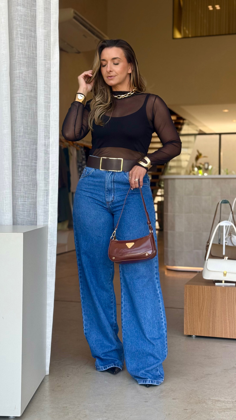 Blusa Tule Lisa Cacharrel