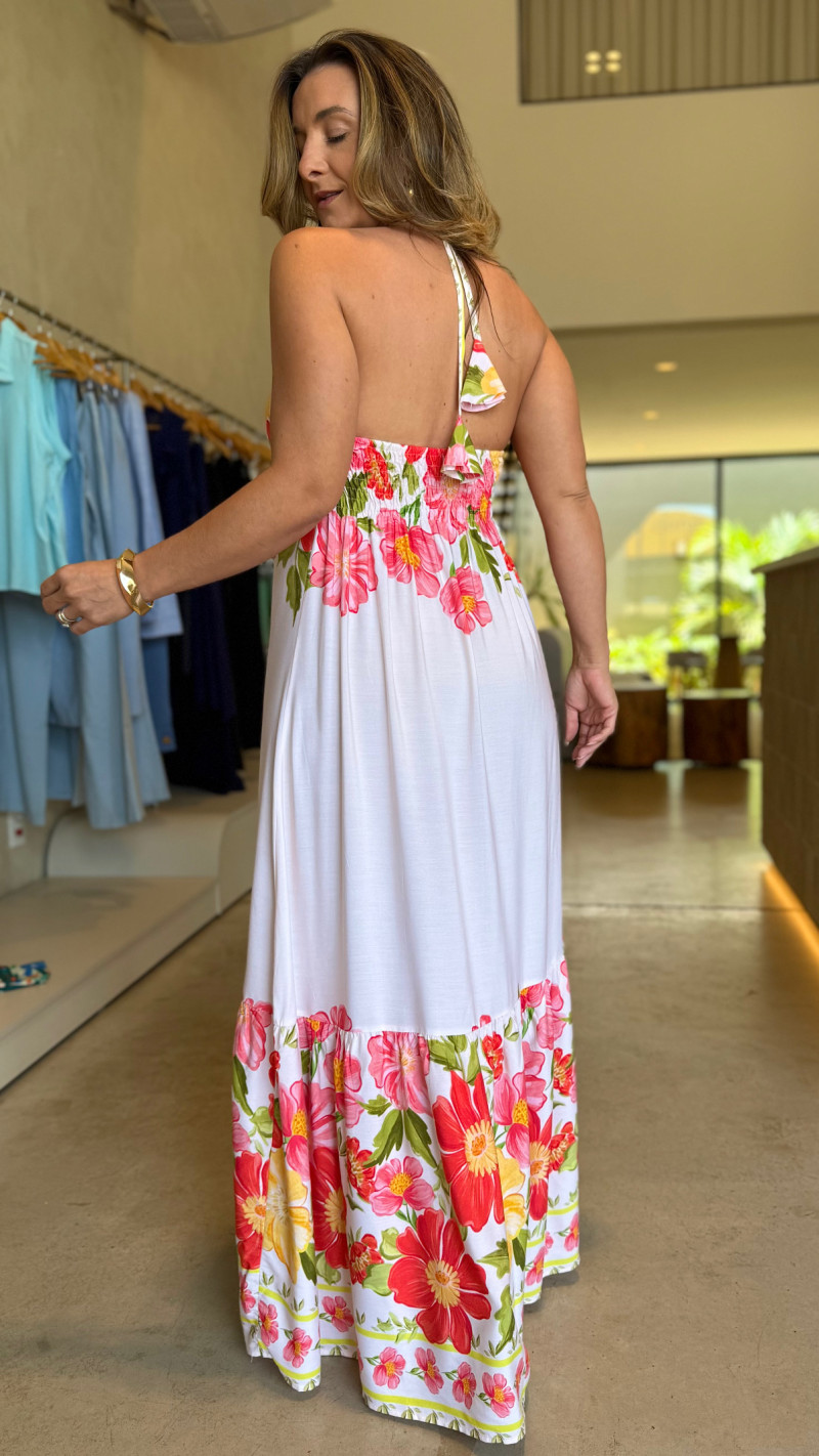 Vestido Longo Frente Única Vivi