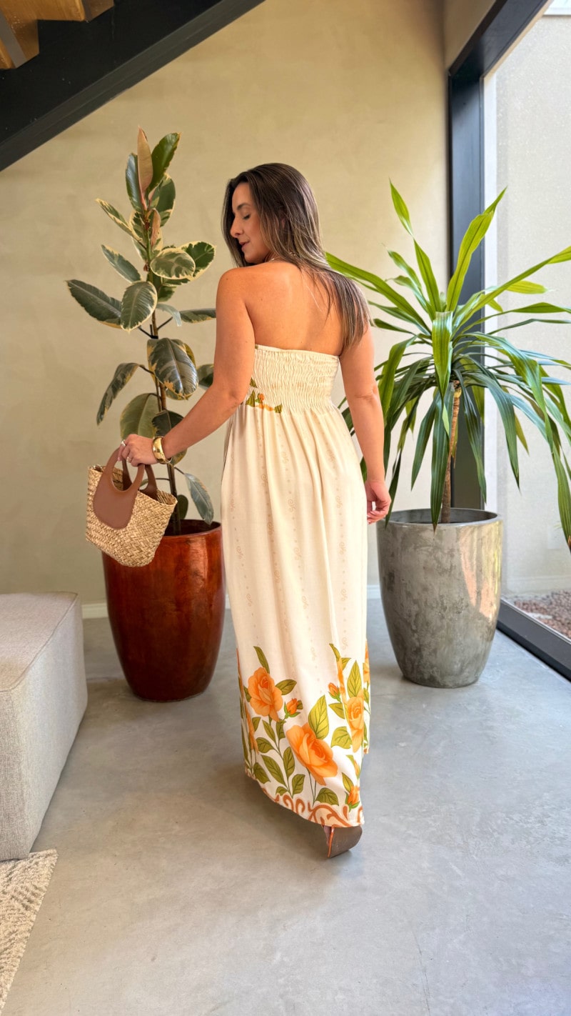 Vestido Tomara Que Caia Flores