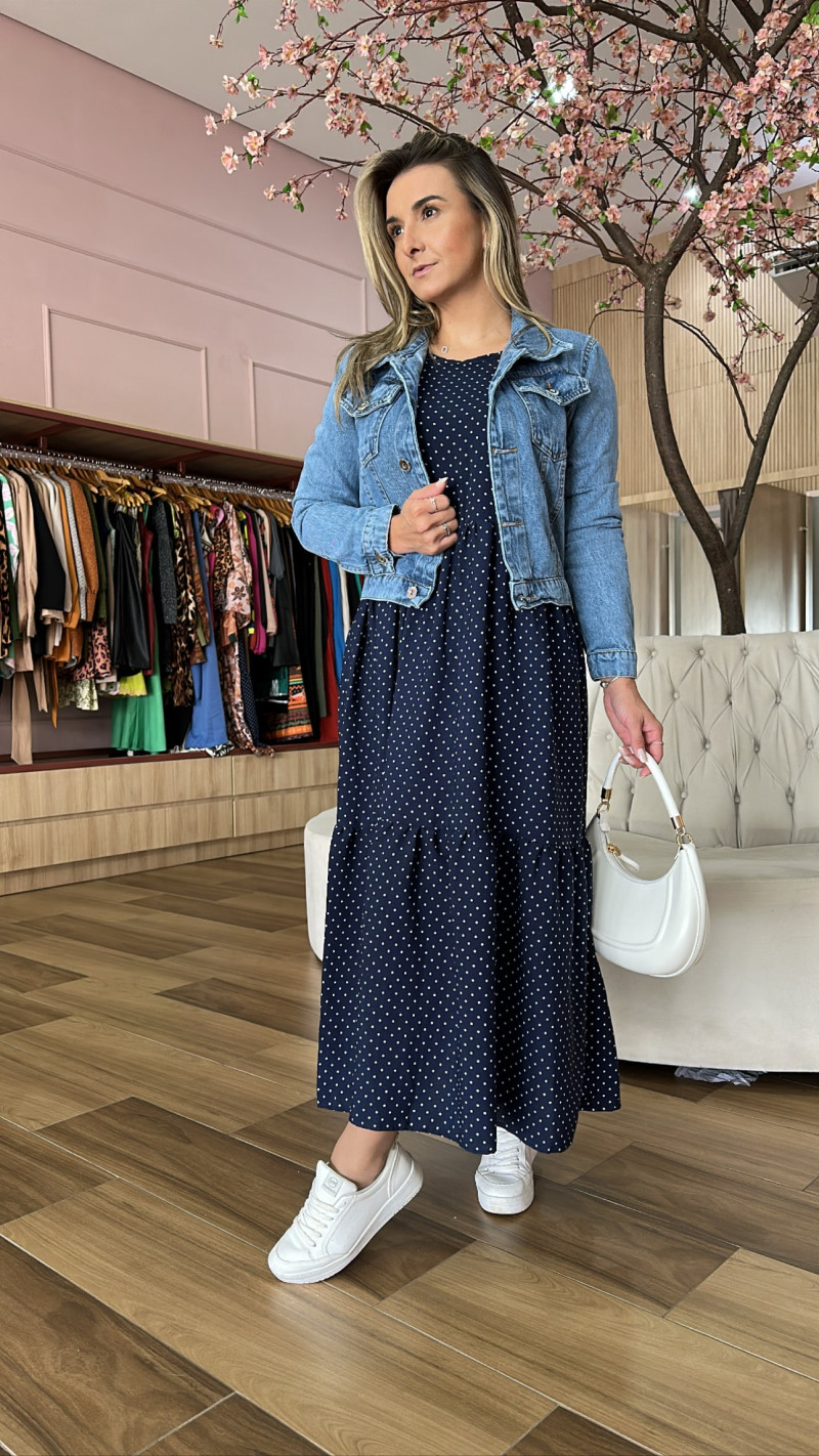 Vestido jeans clearance com all star