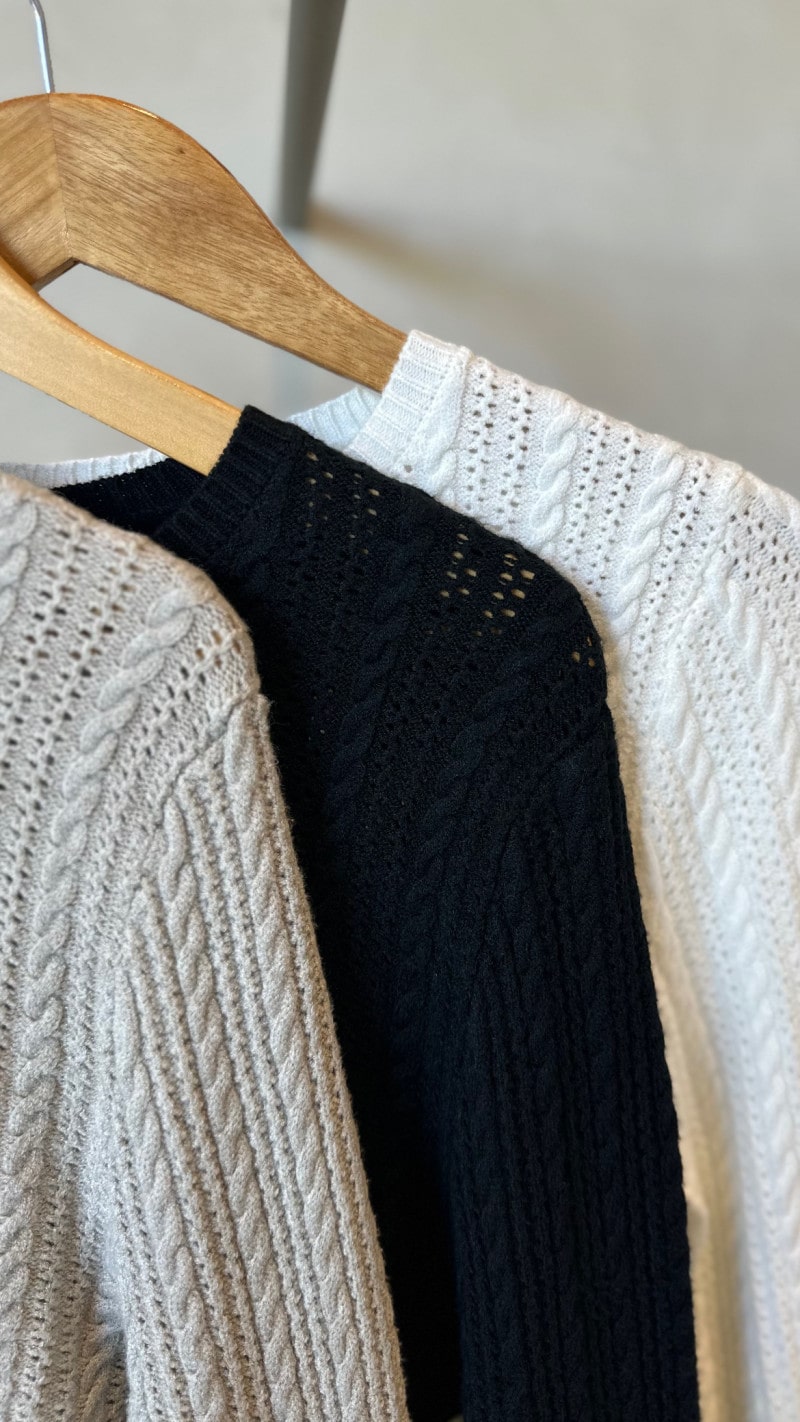 Blusa Tricot Manga Longa Tati