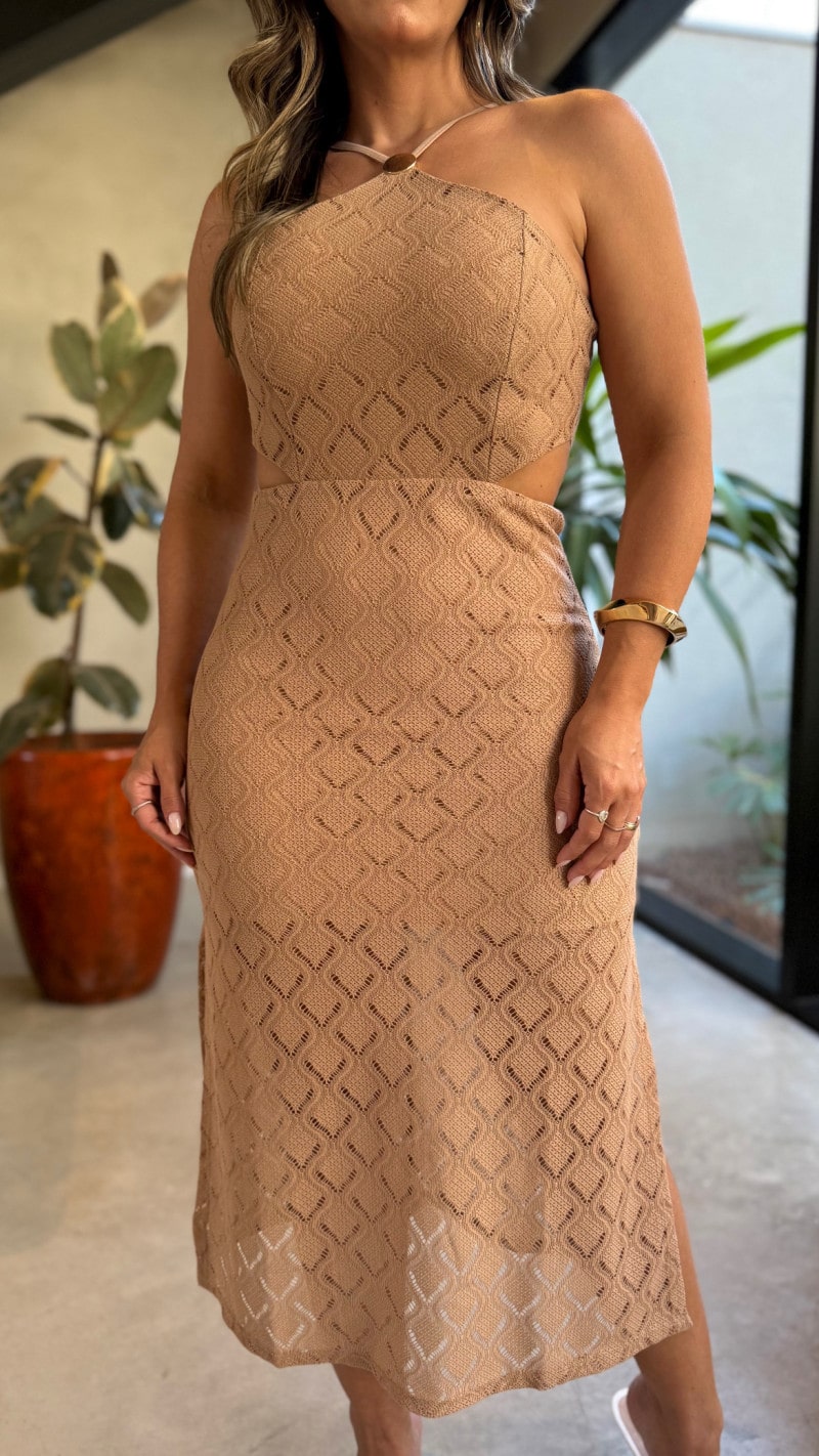 Vestido Midi Tricot Gabi
