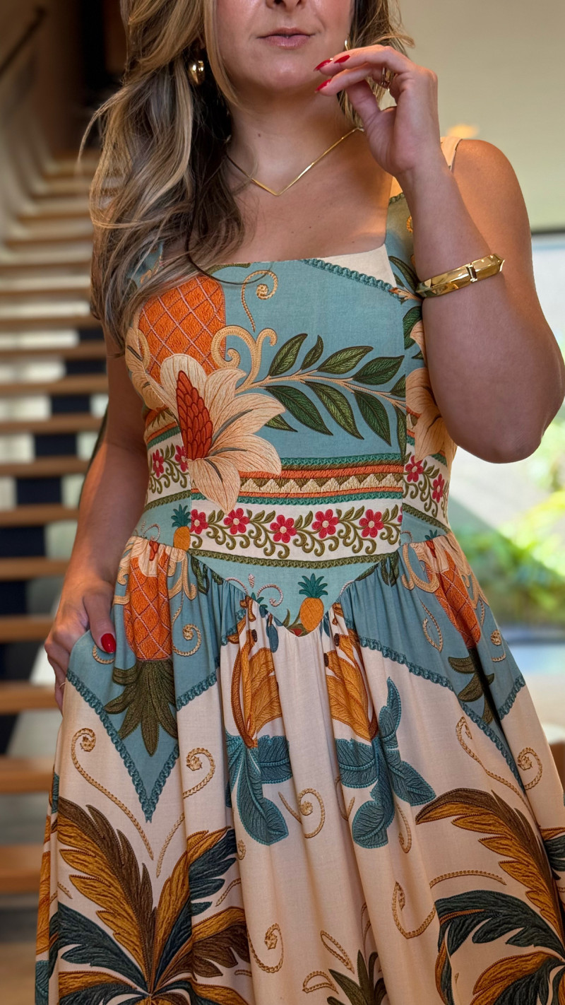 Vestido Alça Longo Joice