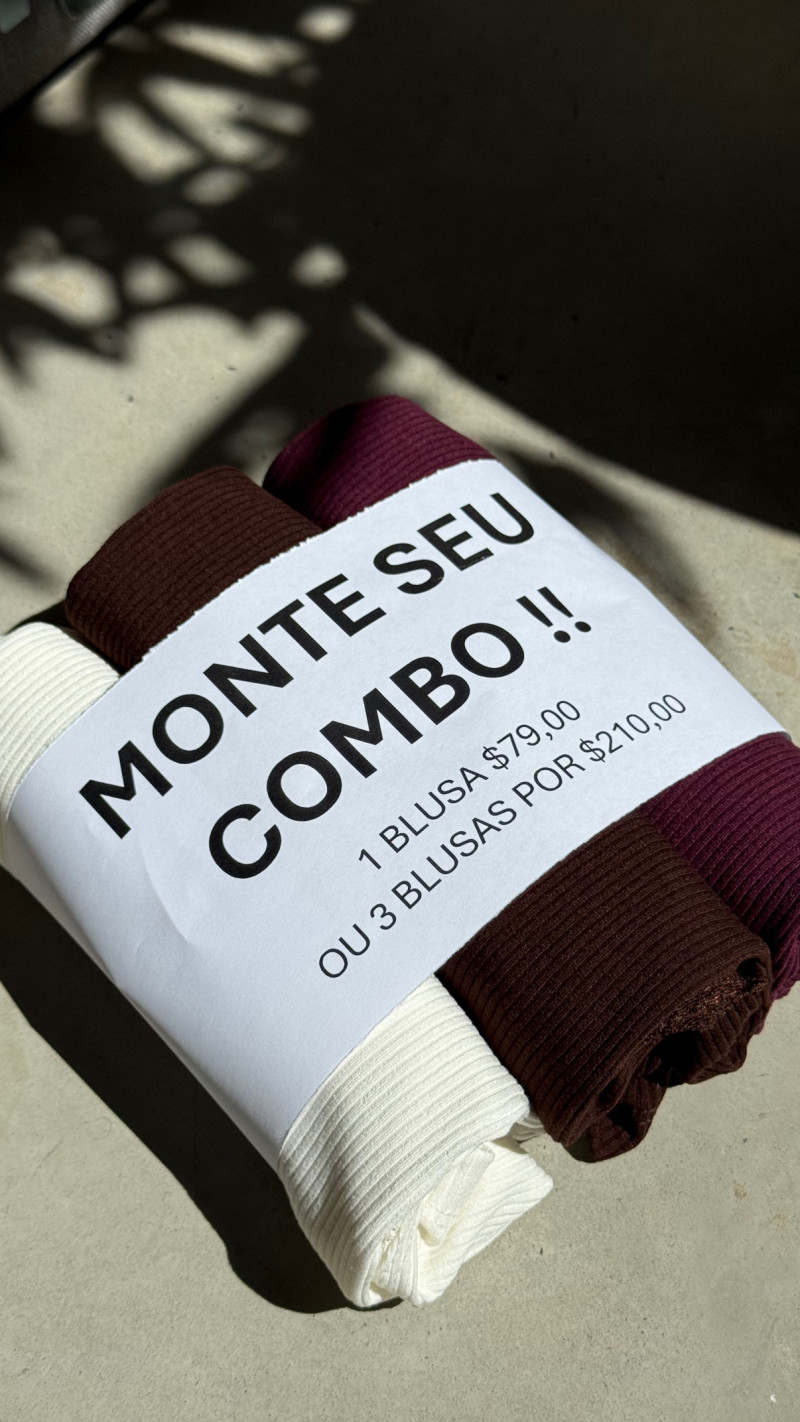 Blusa Canelada Alcinha Dri