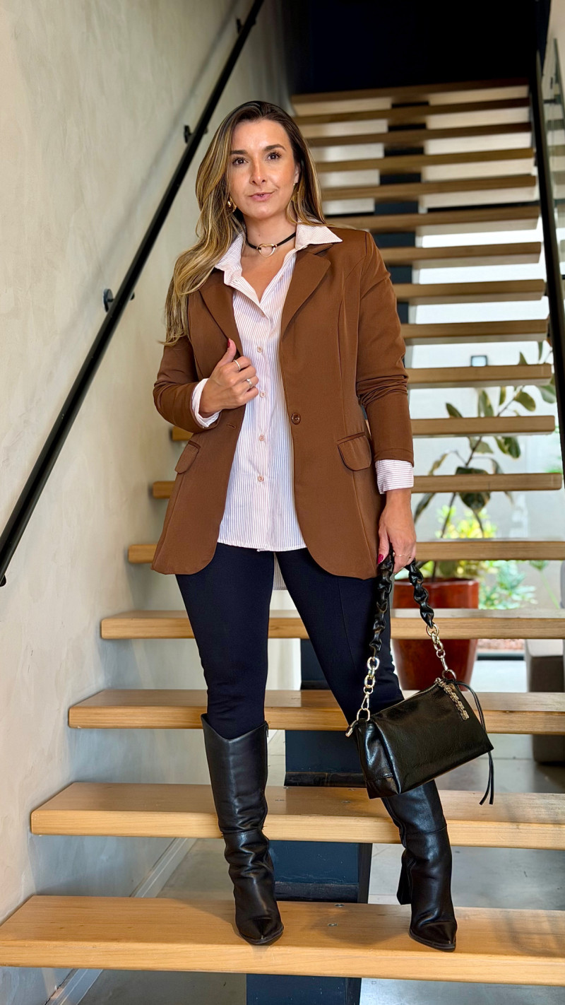 Blazer Alfaiataria Com Ombreira Amanda