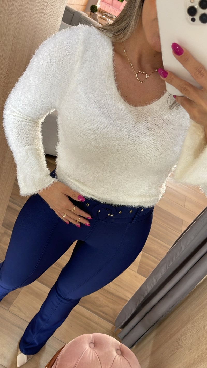 Cropped Pelinhos