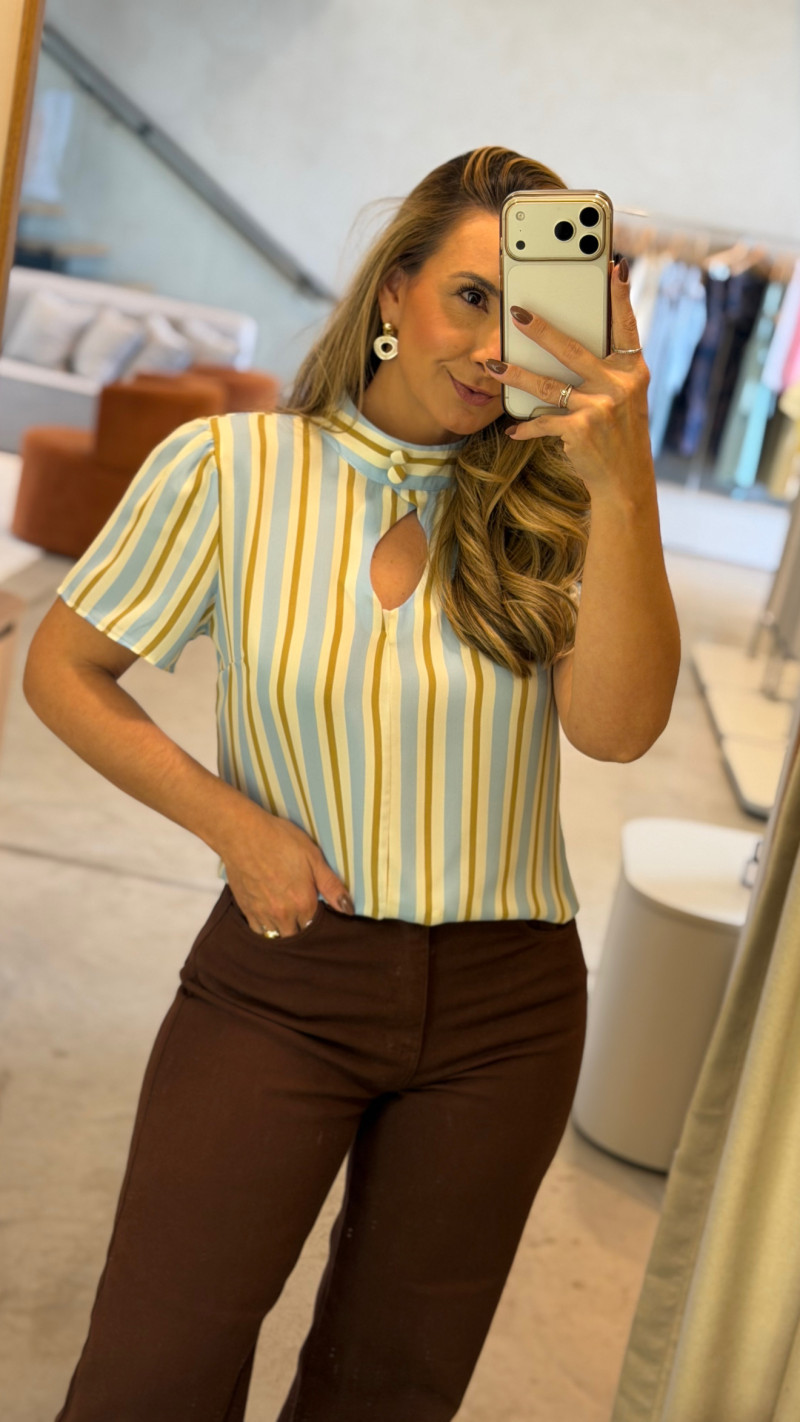 Blusa Listrada Moana 