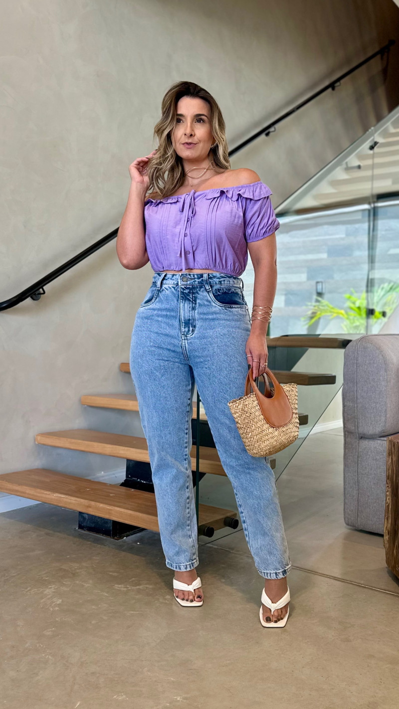 Calça Jeans Mom Lorena