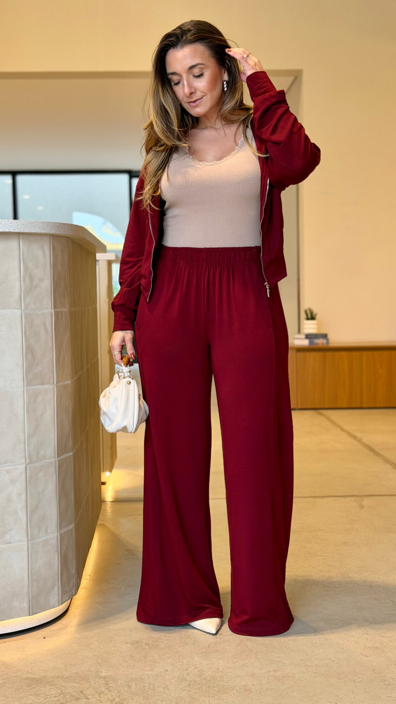 Conjunto Jaqueta E Calça Moletinho Yasmin