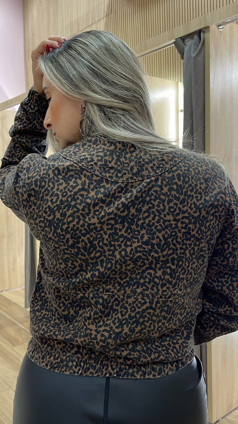 Jaqueta Jeans Onça