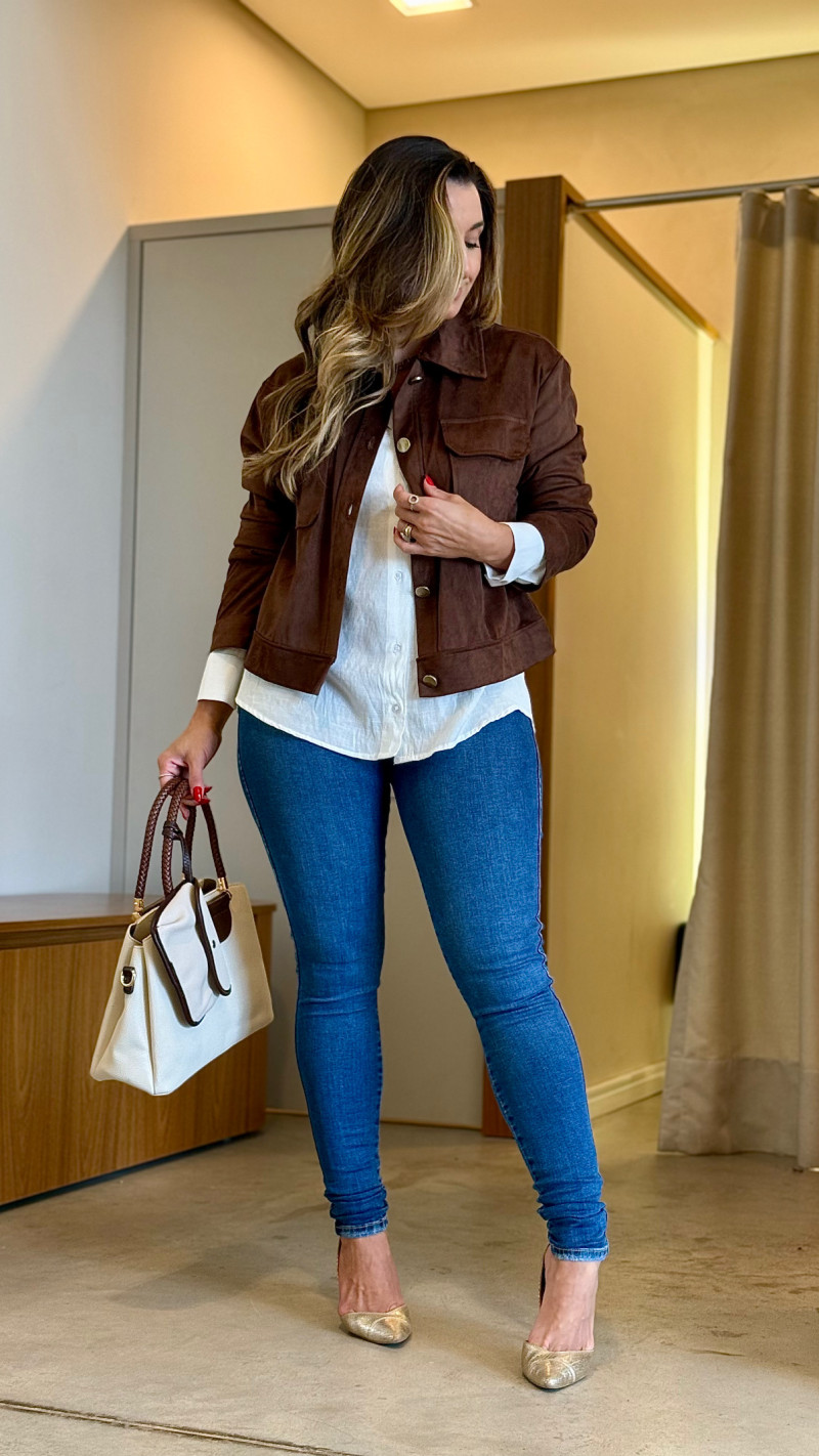 Jaqueta Suede Roberta