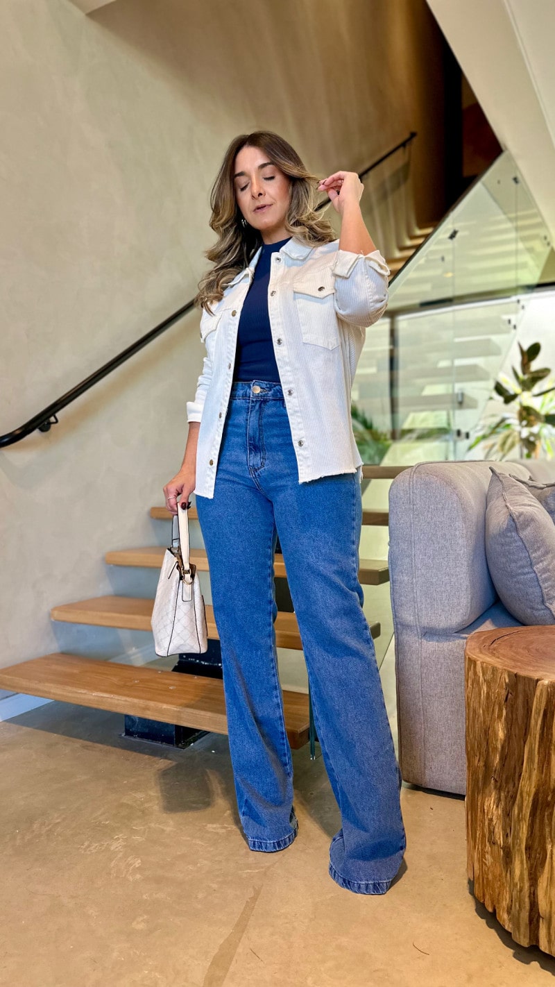Calça Jeans Reta Isadora