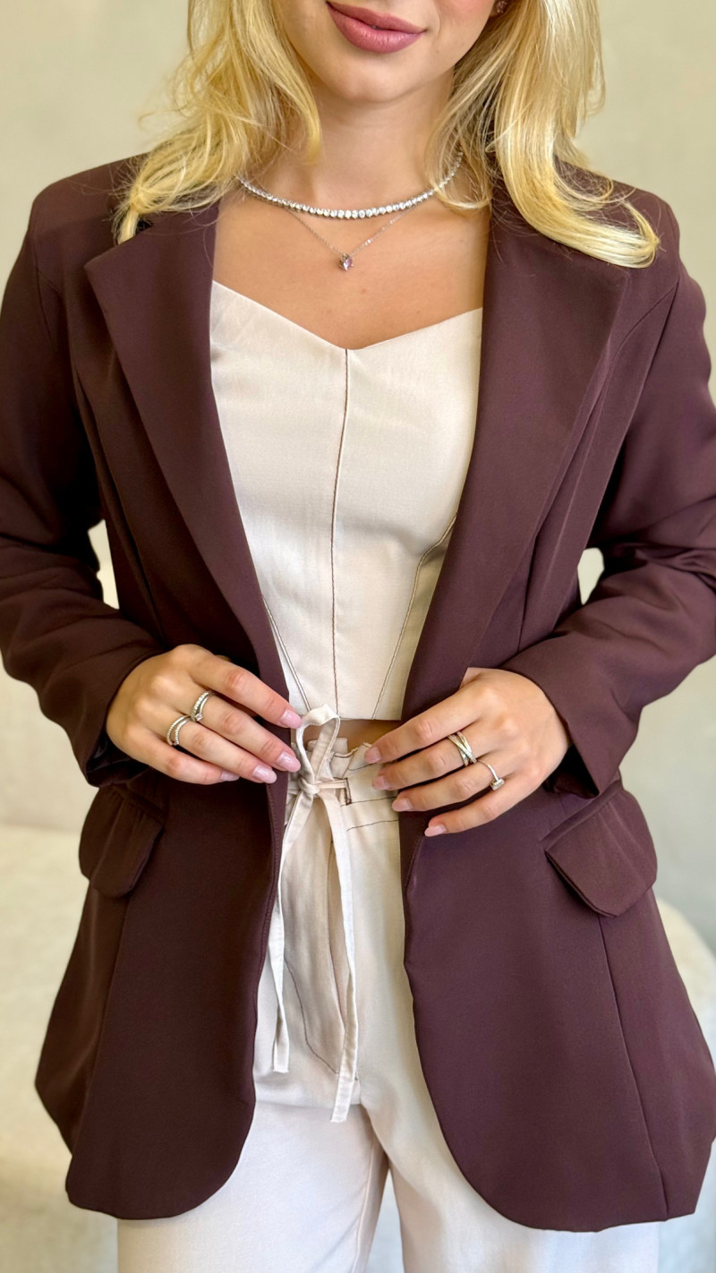 Conjunto Cropped E Calça Pantalona Paty