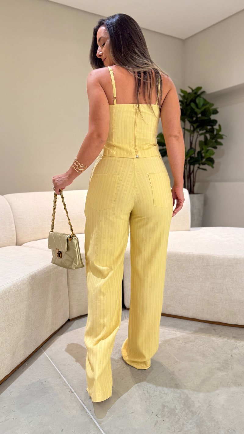 Conjunto Cropped E Calça Dani