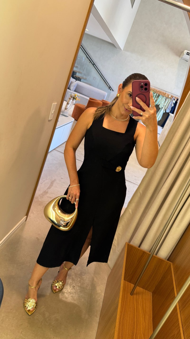 Vestido Regata Midi Lais