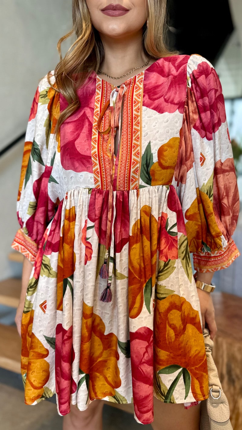 Vestido Curto Boho