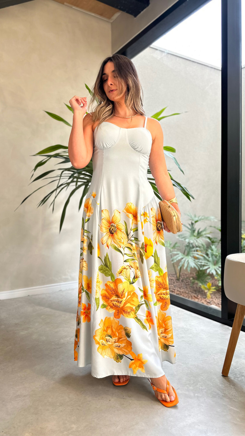 Vestido Midi Alcinha Natália