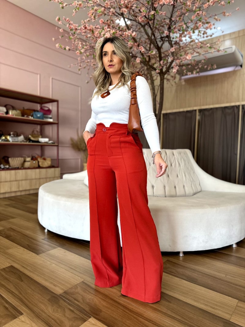Calça Pantalona Isabela