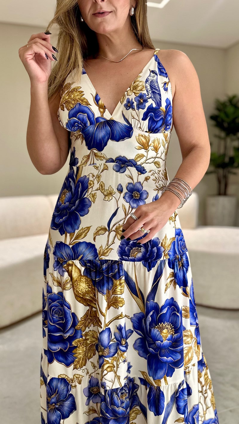 Vestido Longo Alcinha Michele