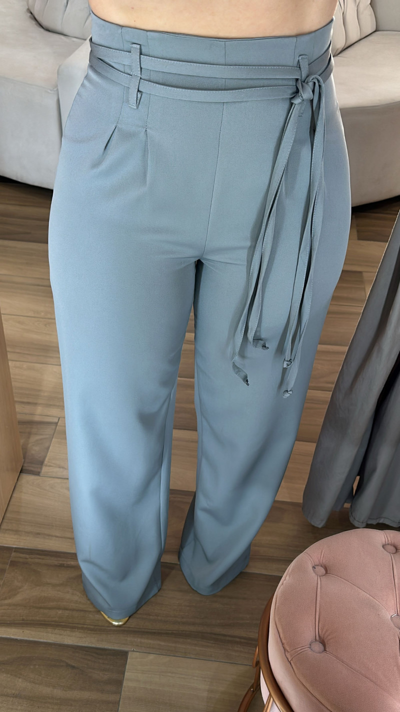 Calça Pantalona File