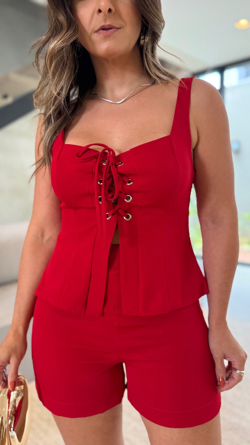 Conjunto Blusa e Short Nathalie