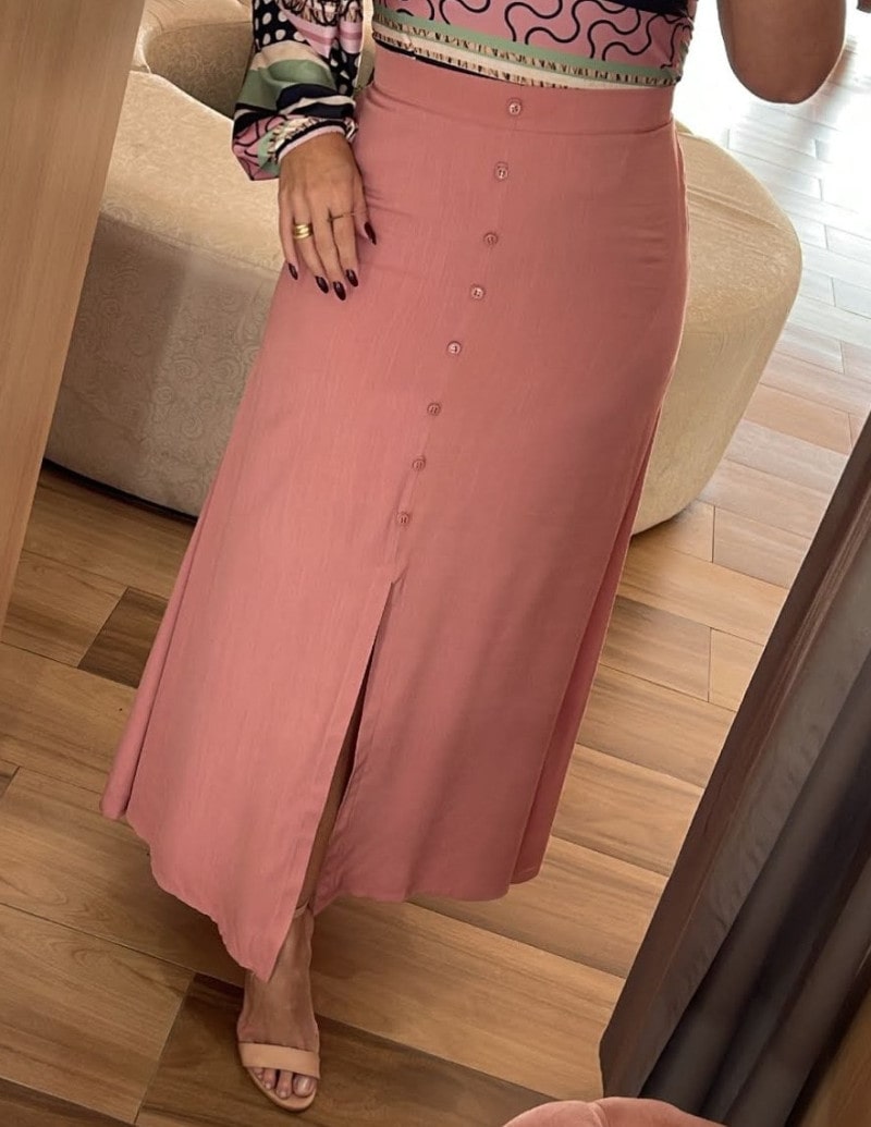 Saia rose midi sales