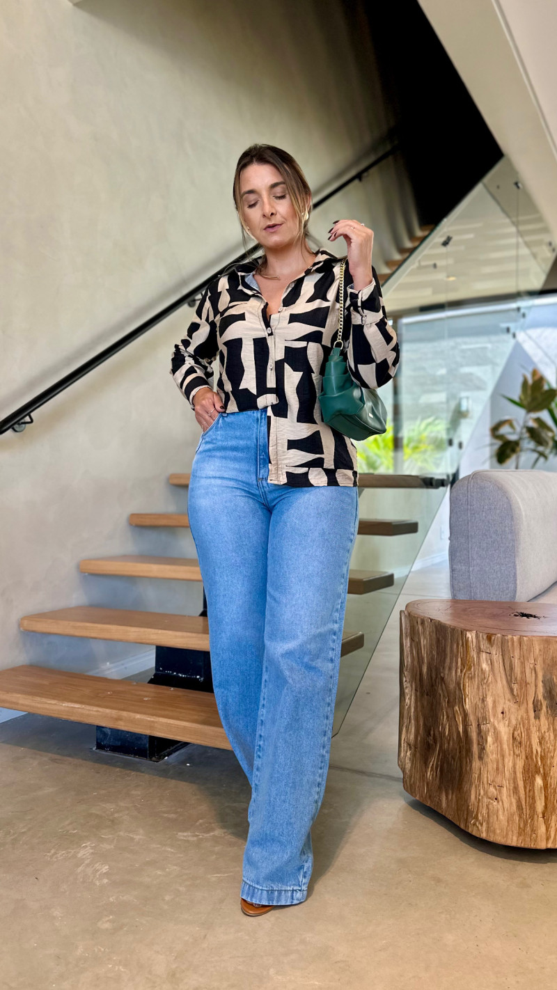 Calça Jeans Reta Lara