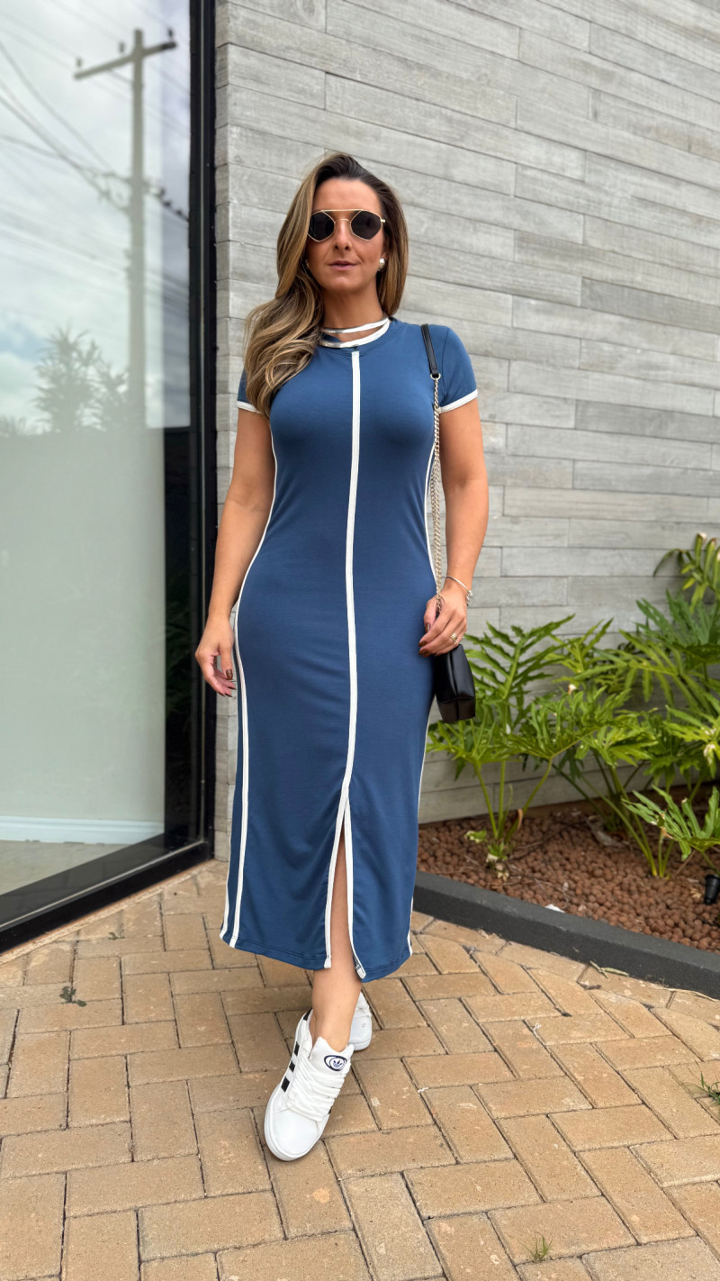 Vestido Midi Moletinho Lara