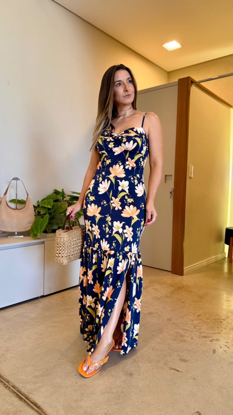 Vestido Longo Alcinha Malu