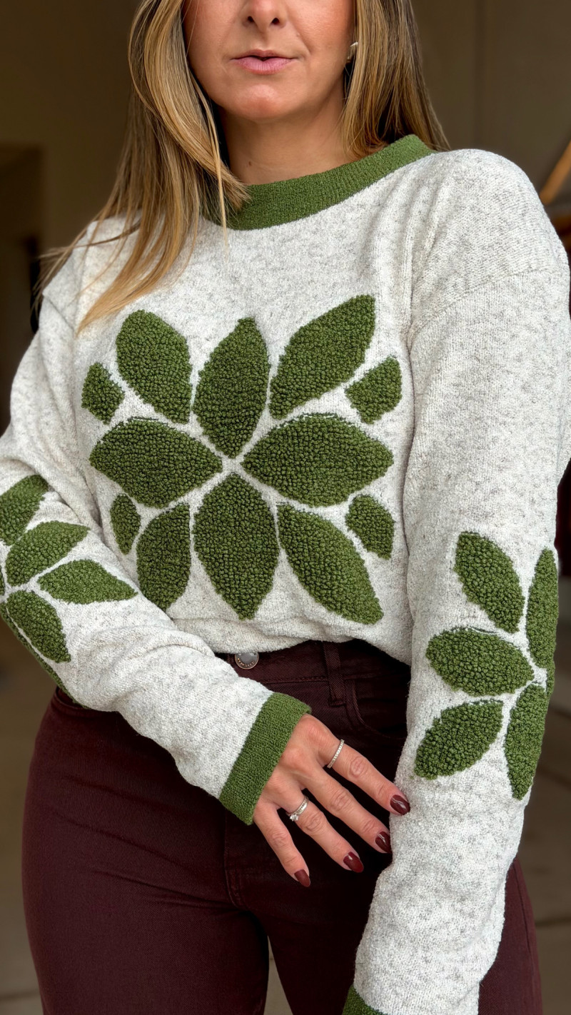 Blusa Tricot Manga Longa Jessica