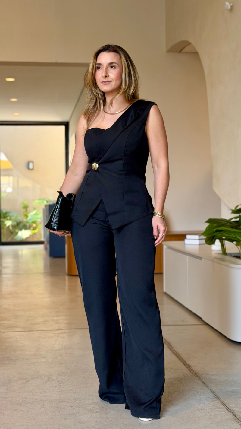Conjunto Blusa E Calça Nay 