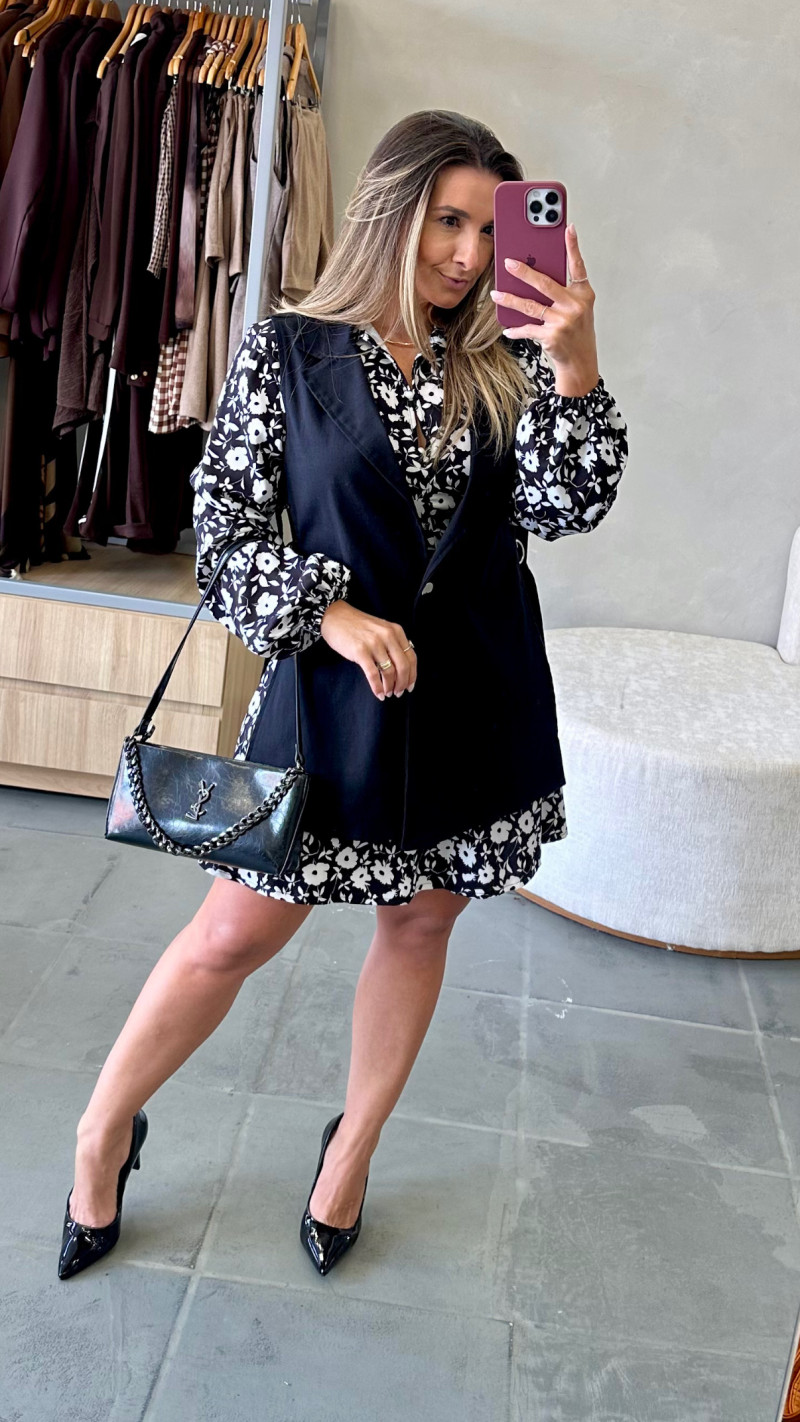 Trio Colete Cropped E Calça Kelly