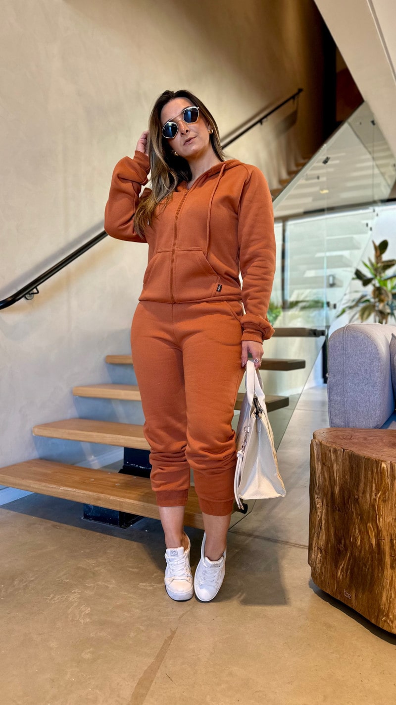 Conjunto Moletom Com Zíper Laura