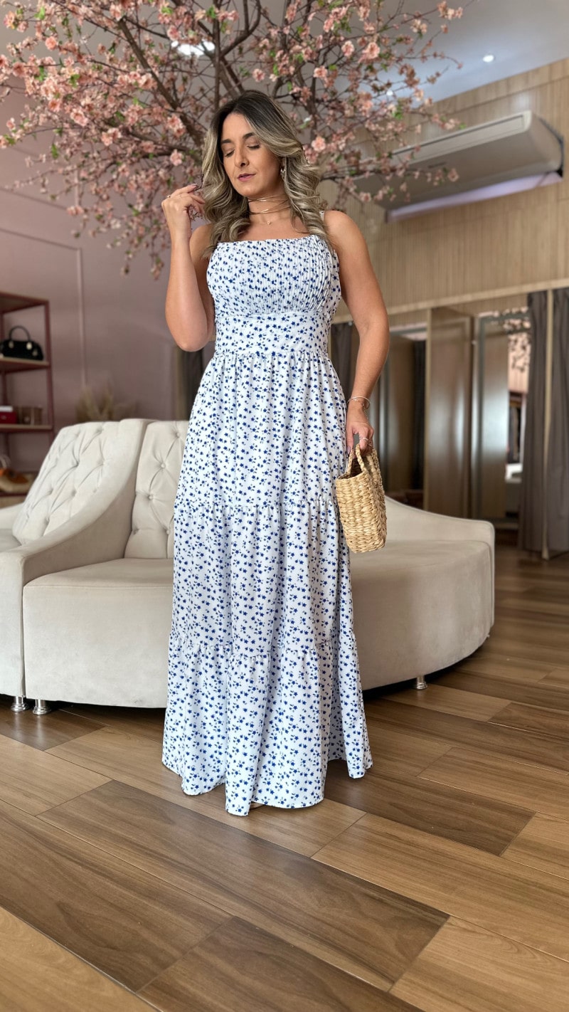 Vestido Longo Alcinha Anélia 