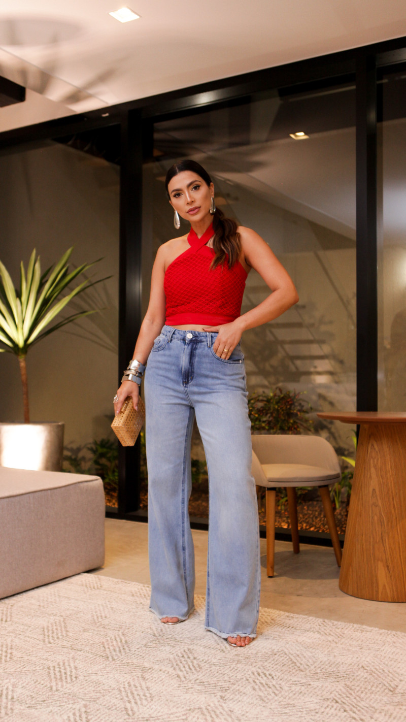 Calça Wide Leg Sofir