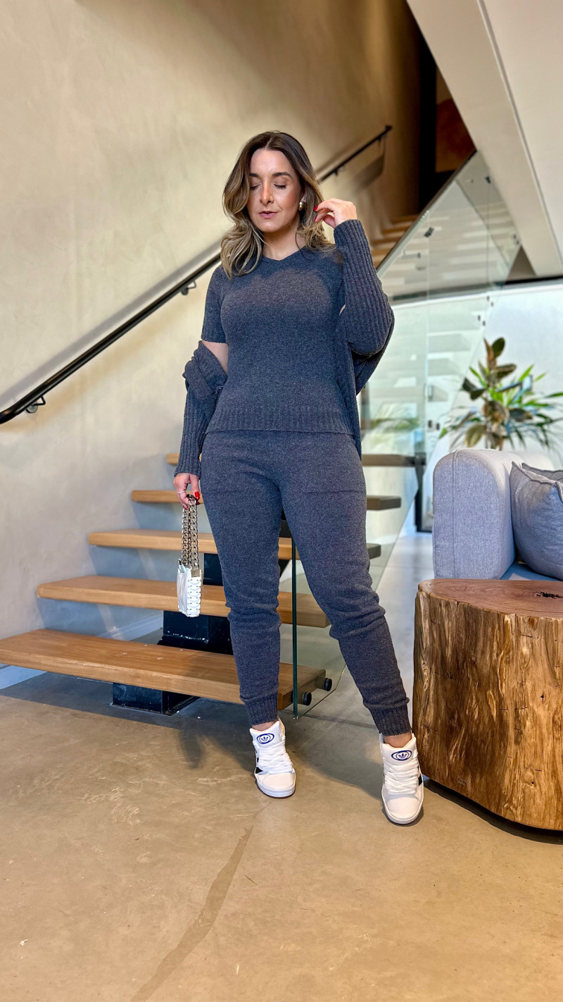 Conjunto 3 Peças Tricot Taina