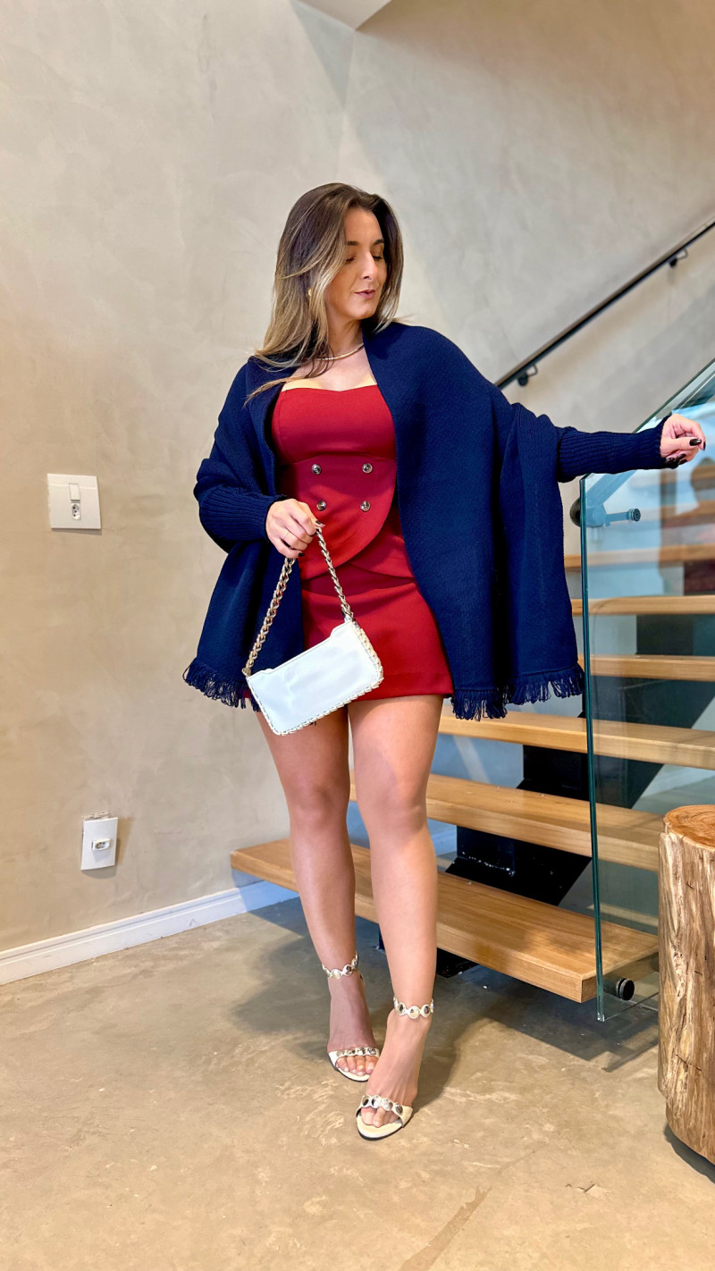Conjunto Blusa Tomara Que Caia E Shortsaia Samy