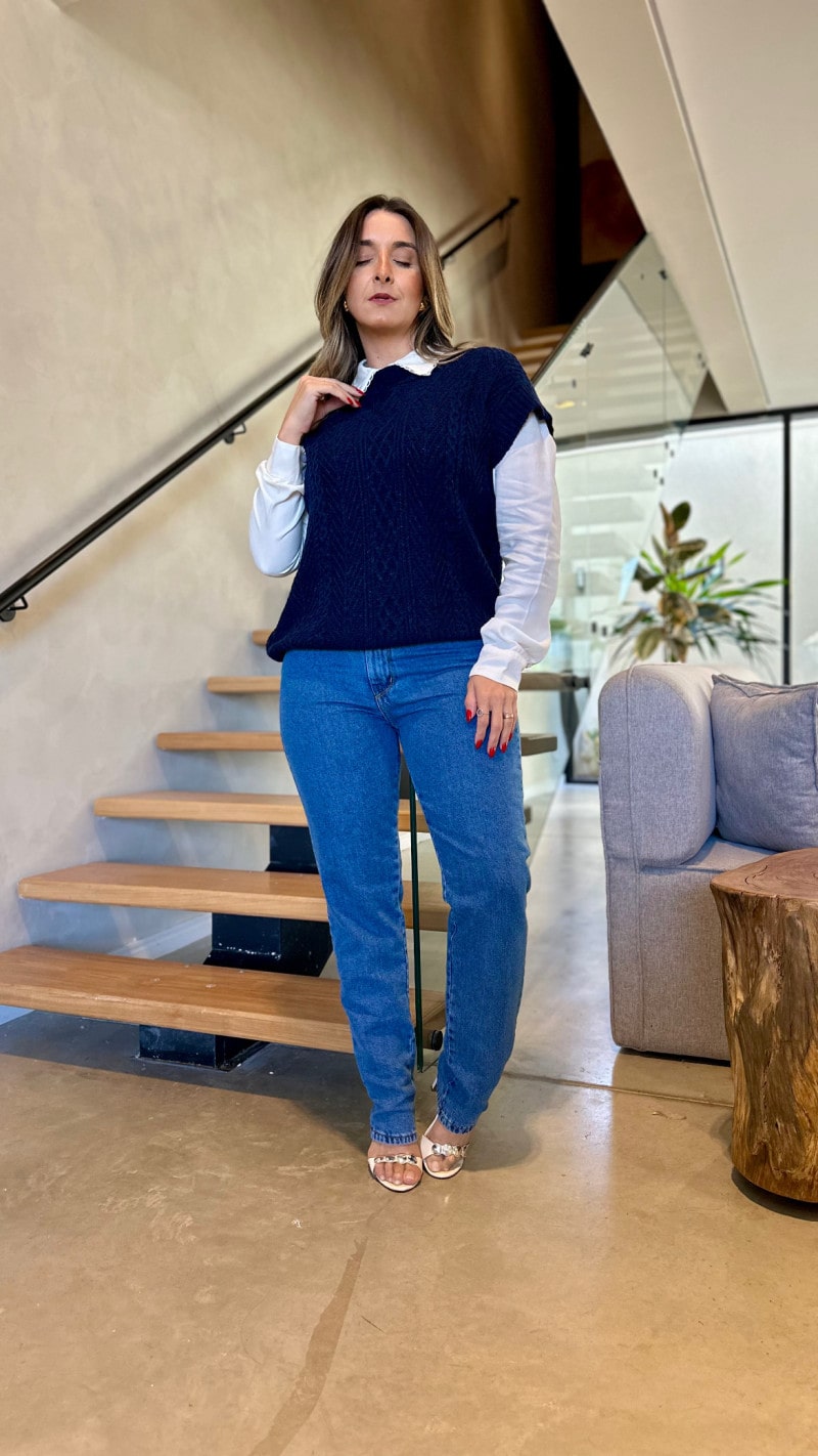 Calça Jeans Mom Valentina