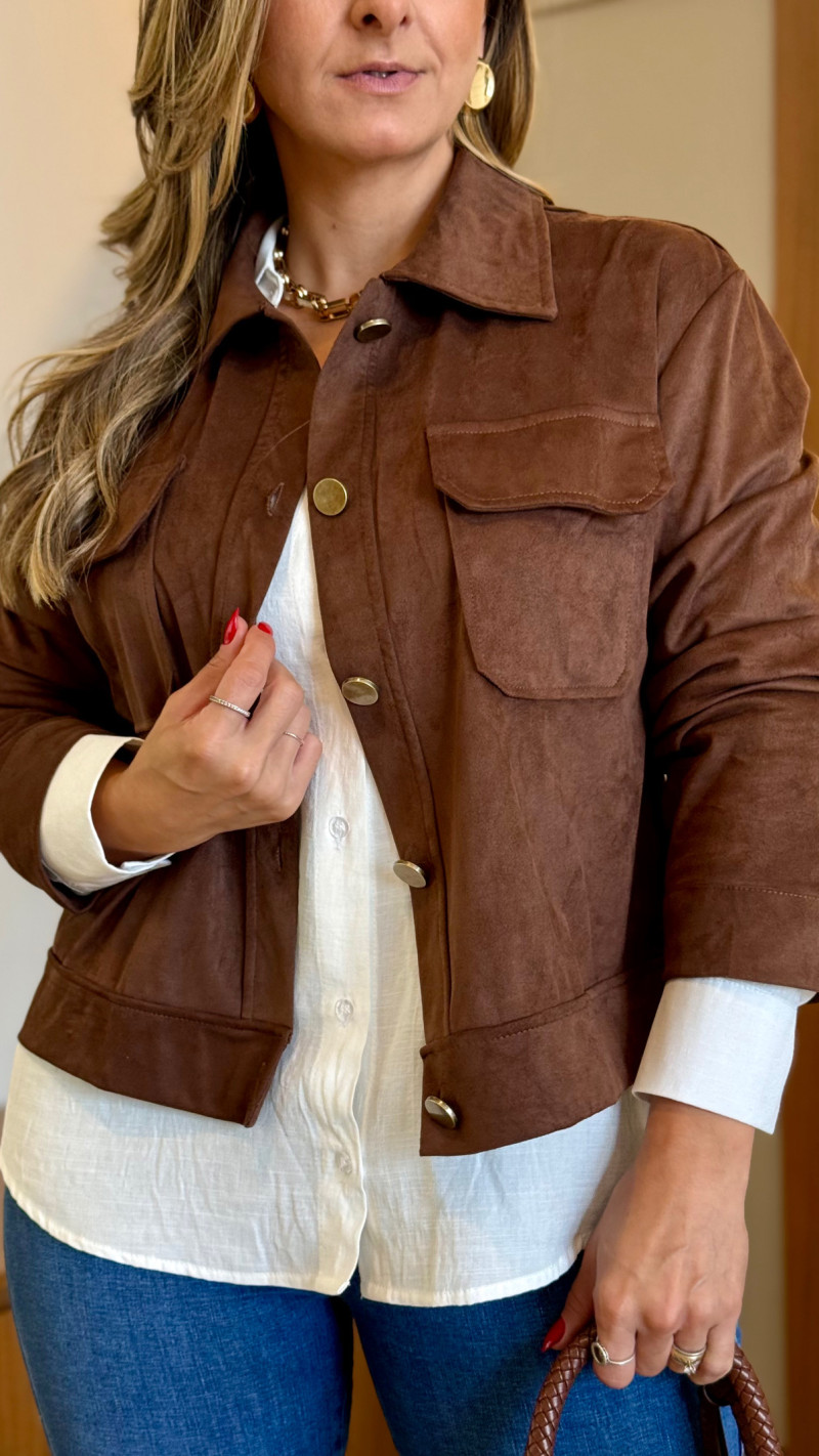 Jaqueta Suede Roberta