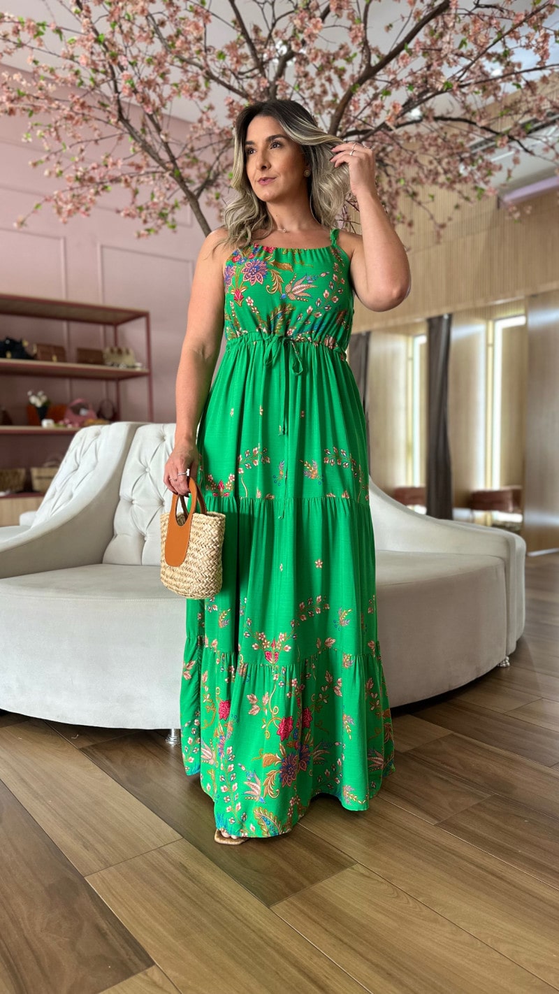 Vestido Longo Alcinha Loreta